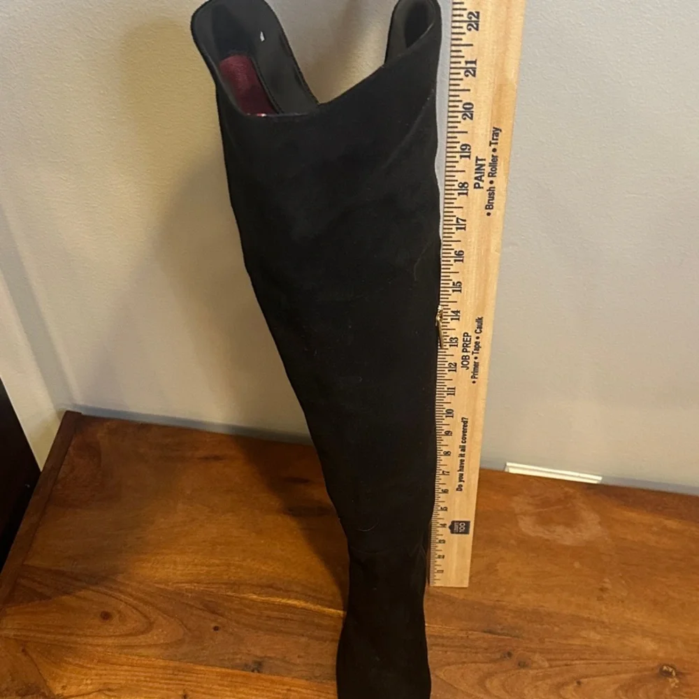 Tommy Hilfiger Black Over-the-Knee Boots‎